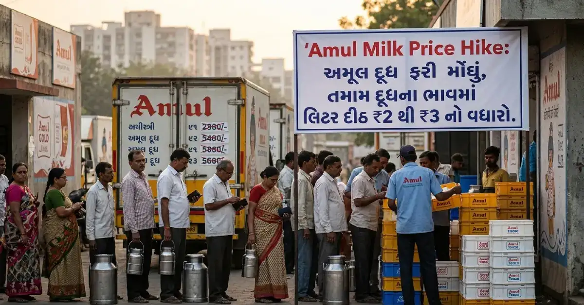 Amul Milk Price Hike latest milk price increase news in Gujarat
