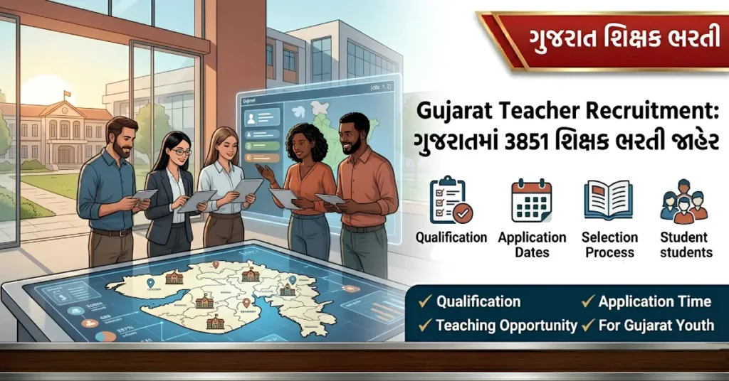 Gujarat Teacher Recruitment teacher vacancy details